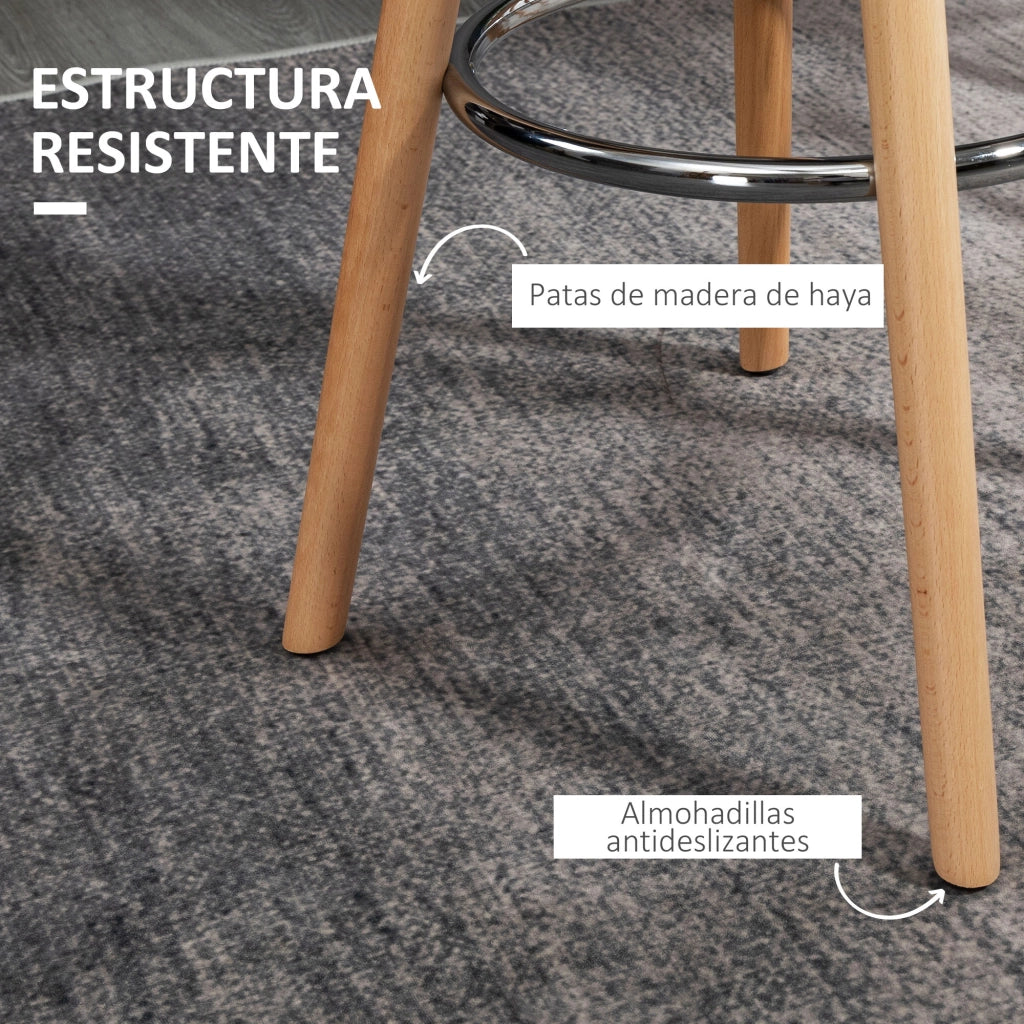 Sgabelli da Bar ¨C Minimal ¨C Bianco 43x43x91 cm