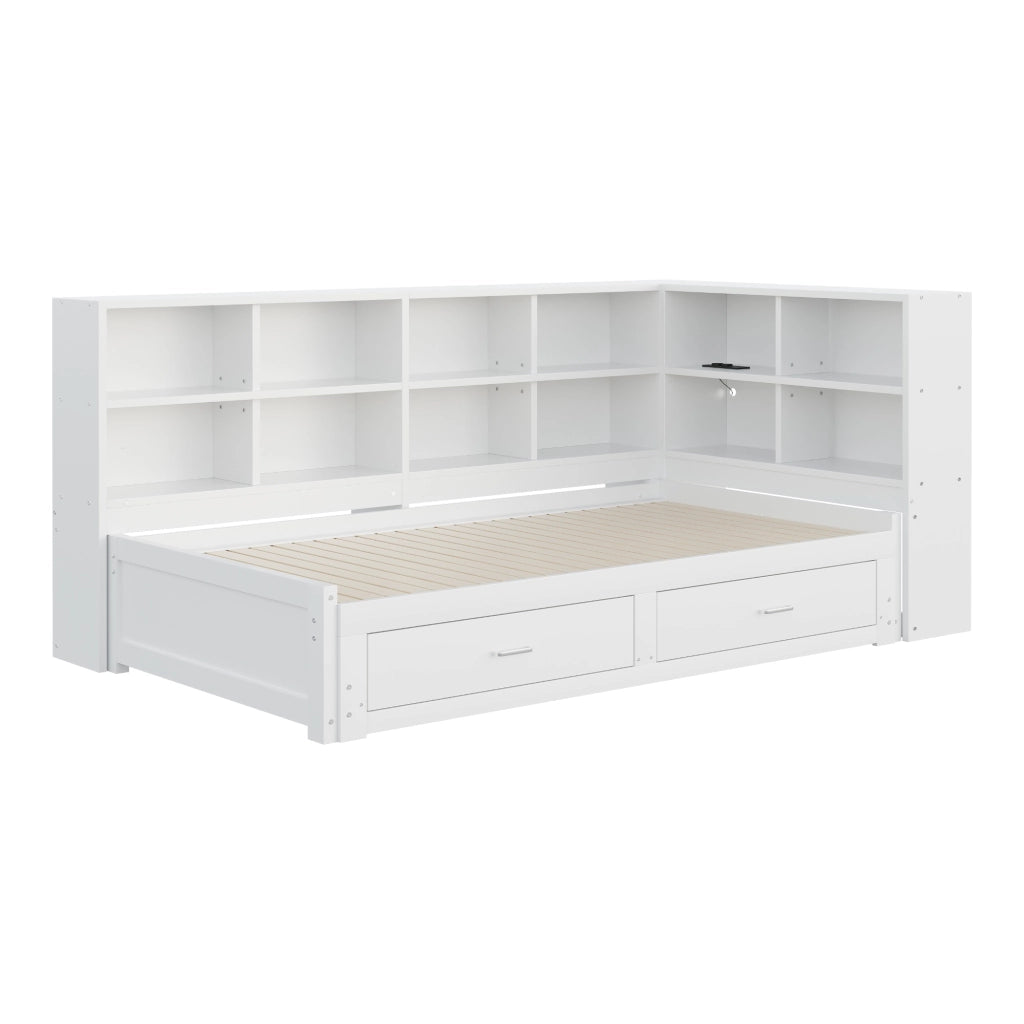 Divano letto con funzione letto massello in legno 180x190 cm