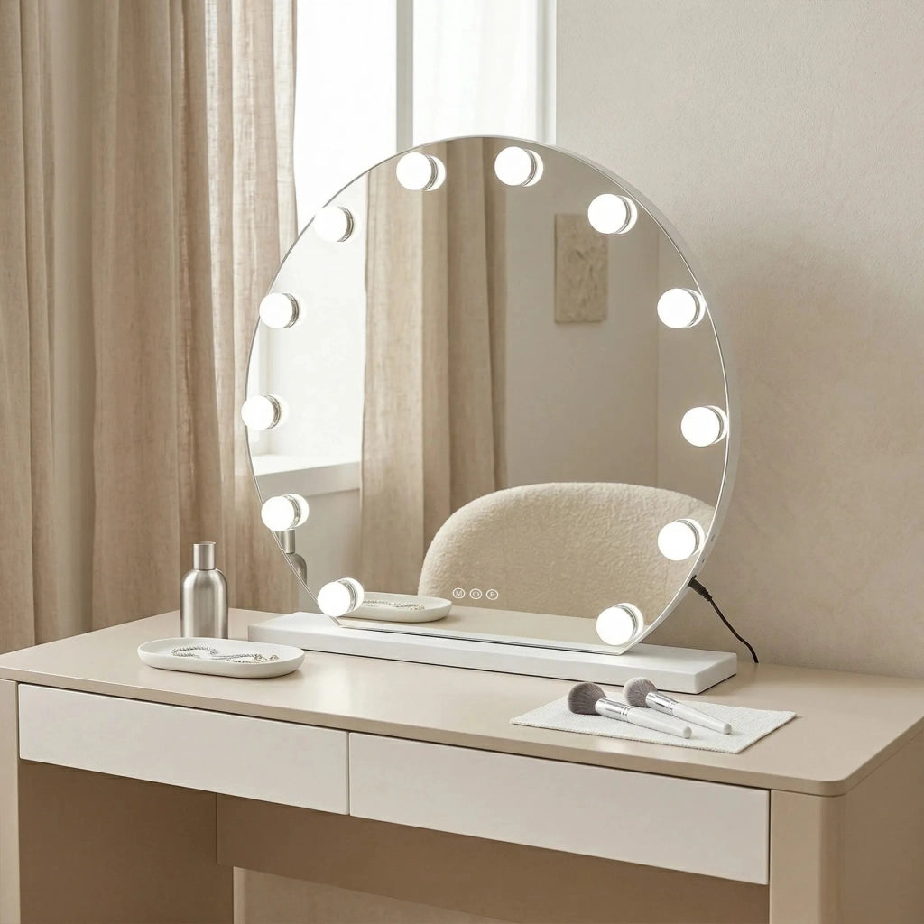 Specchio Led Hollywood White 50 Cm