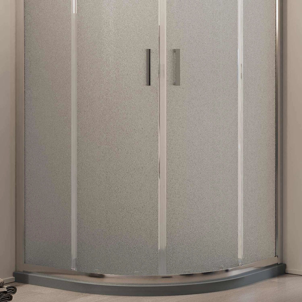 Box Doccia Semicircolare 80x80 H198 Stampato C 6mm mod. Ready
