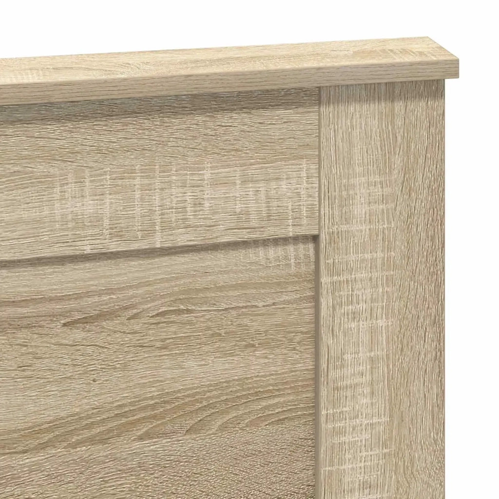 Testiera | Testata con Testiera | Testata Rovere Sonoma 120 cm Legno multistrato