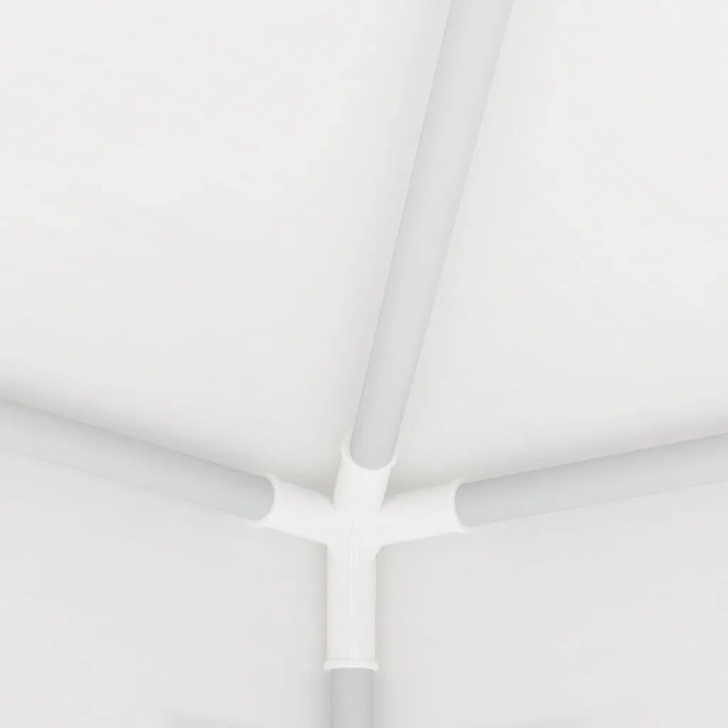 Gazebo | Pergolato Professionale con Pareti 4x4 m Bianco 90 g/m2