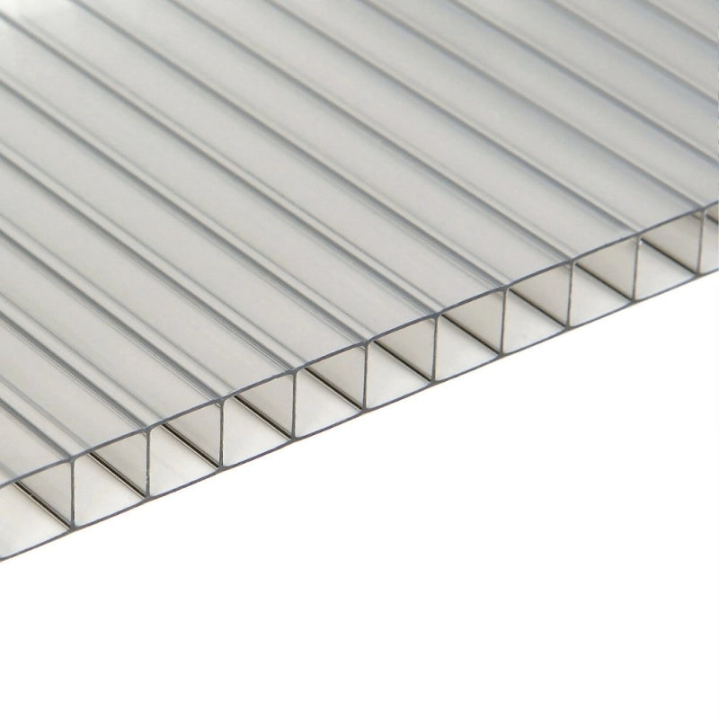 Lastra Policarbonato Alveolare Trasparente 2000x980x25mm