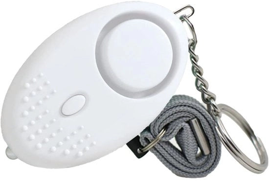 Alarme Personale - Chiave a Sostegno di Sicurezza con Lampada LED - Altoparlante di Allarme Mini 130dB - Kit di Sicurezza per Autodifesa - Notturno - per Donne Ragazze Bambini Anziani Studenti