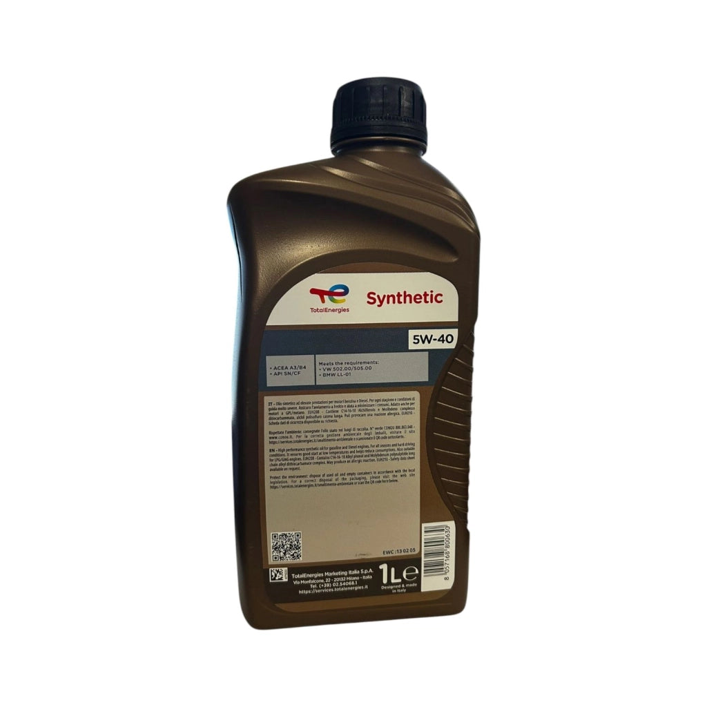 OLIO TOTAL SYNTHETIC 5W40 LT.1