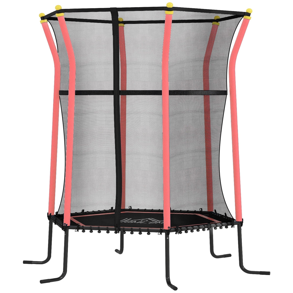 Tappeto Elastico Bambini con Ingresso a Cerniera ¨C Minimal ¨C ?163.5x190 cm, Rosso