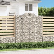 Cesti Gabbioni ad Arco 18 pz 200x50x220/240 cm Ferro Zincato 3146460