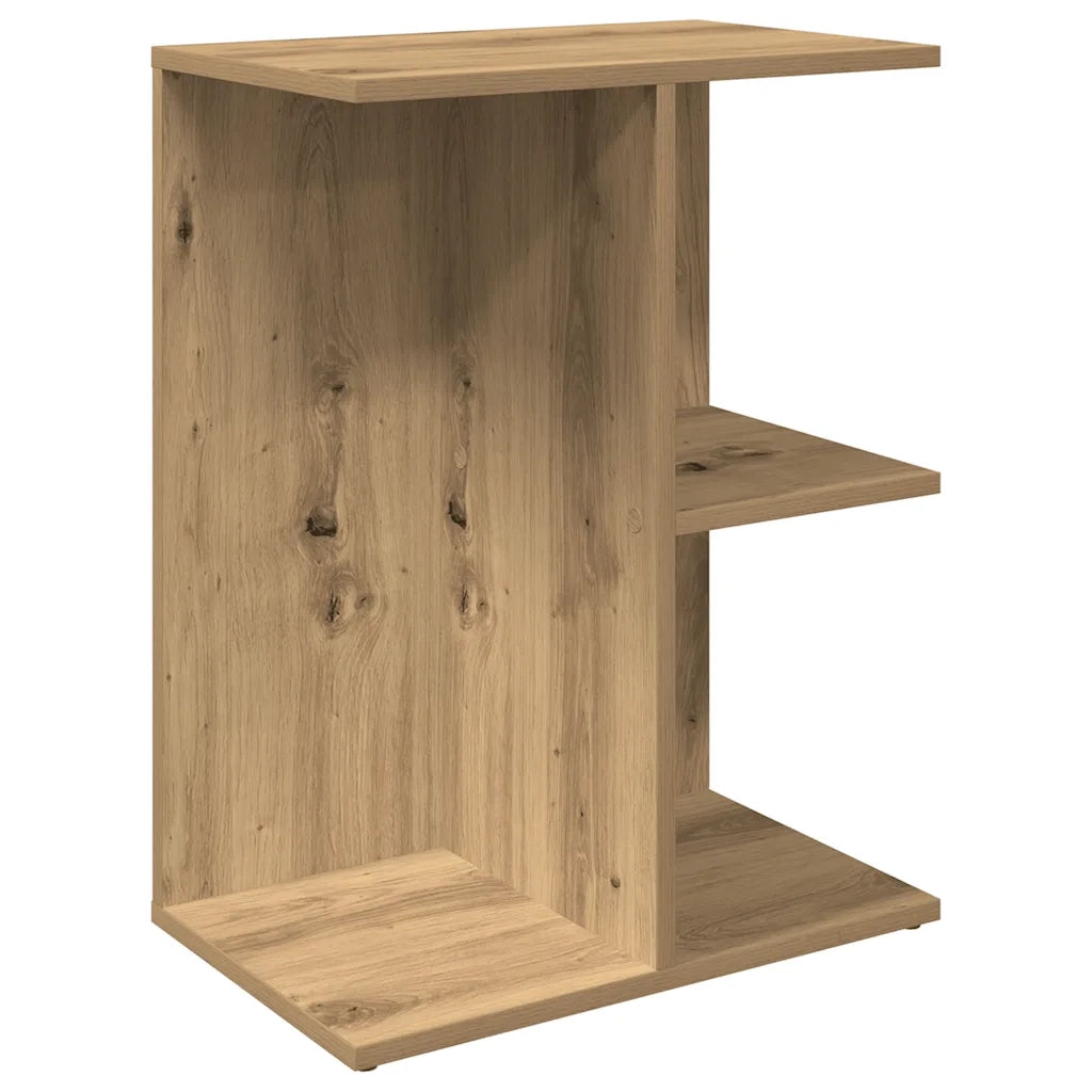 Comodini 2 pz Rovere Artigianale 46,5x29x61cm Legno Multistrato 858667