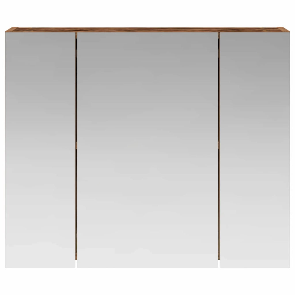 Mobiletto per specchio da bagno Legno vecchio 60 x 14,5 x 50 cm 889077