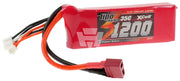 XCell LiPo Cracker 7,4 V/1400 mAh 2S1P, 35C, presa a T