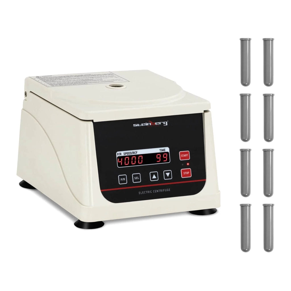 Centrifuga da laboratorio elettrica Minicentrifuga da banco per biologia (100 watt 8 provette da 15 ml 1880 x g FCR 300-4000 giri/min timer da 0 a 99 minuti) 14_0005825
