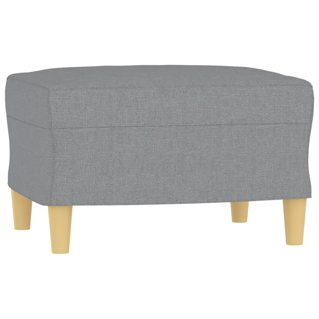 Set Divani 4 pz con Cuscini Grigio Chiaro in Tessuto 3201266