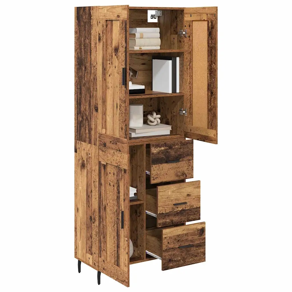 Credenza con cassetto 2 pcs Legno vecchio Legno multistrato 3415830