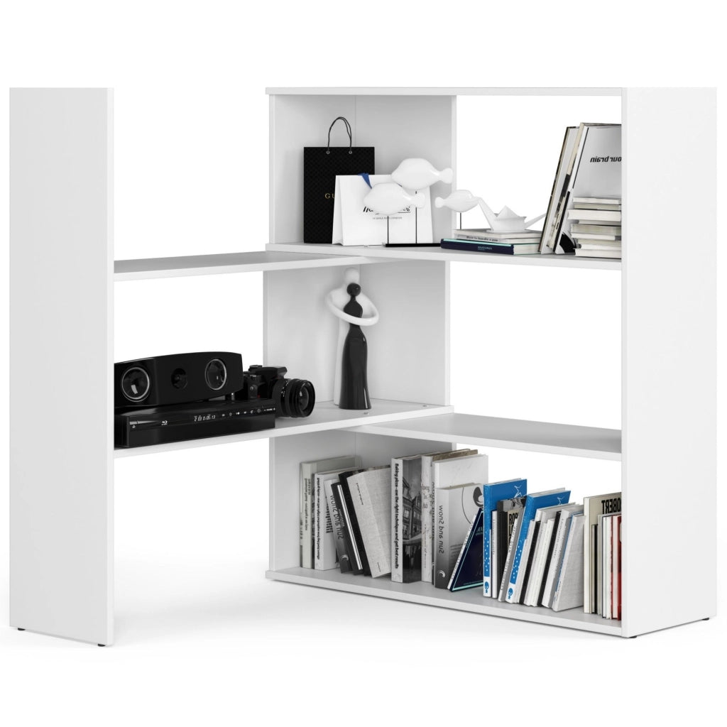 Scaffale AKORD TWIST Bianca 173,6 cm 173,6x30x109,3 cm