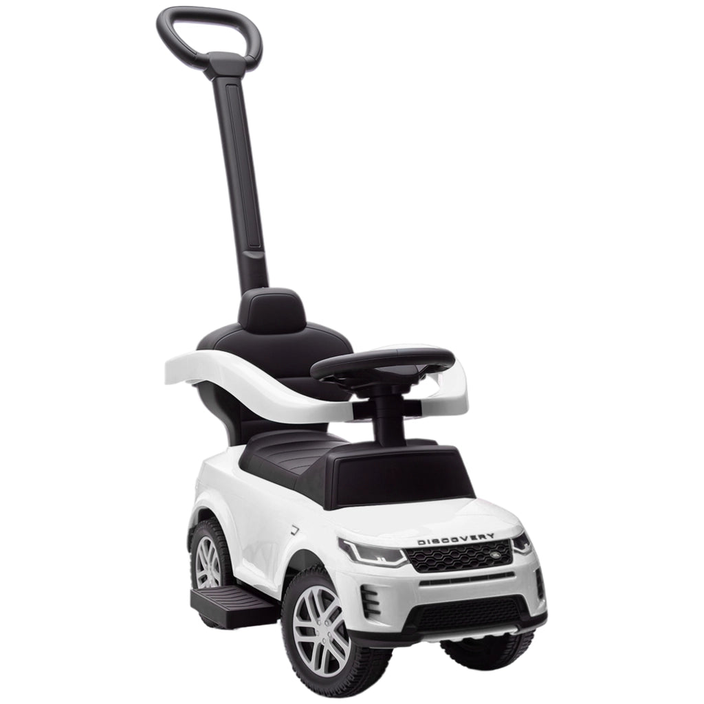 Cavalcabile Land Rover Discovery ¨C Xylo ¨C Bianco con Maniglia Rimovibile 84x40x94,5cm