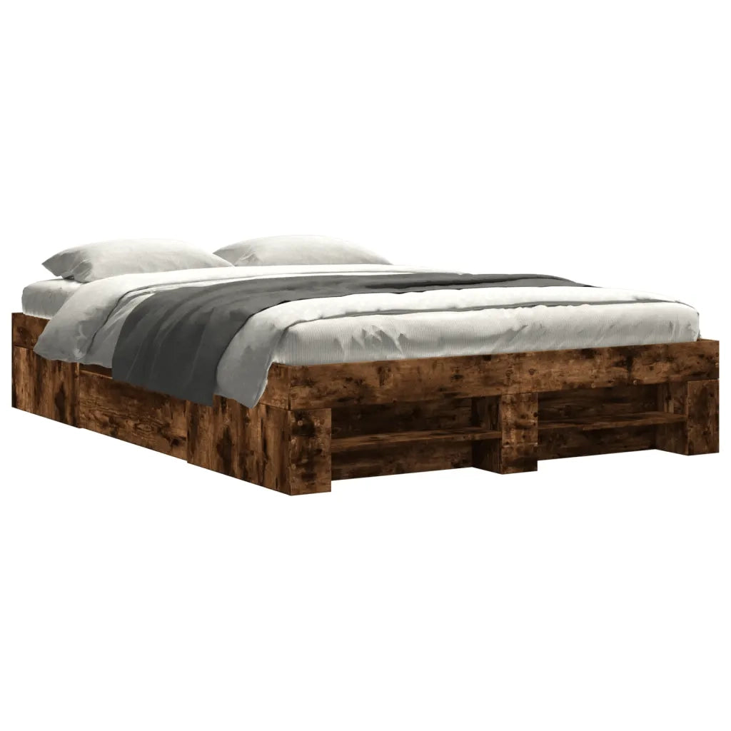 Giroletto senza Materasso Rovere Fumo 120x190 cm in Truciolato 3295517