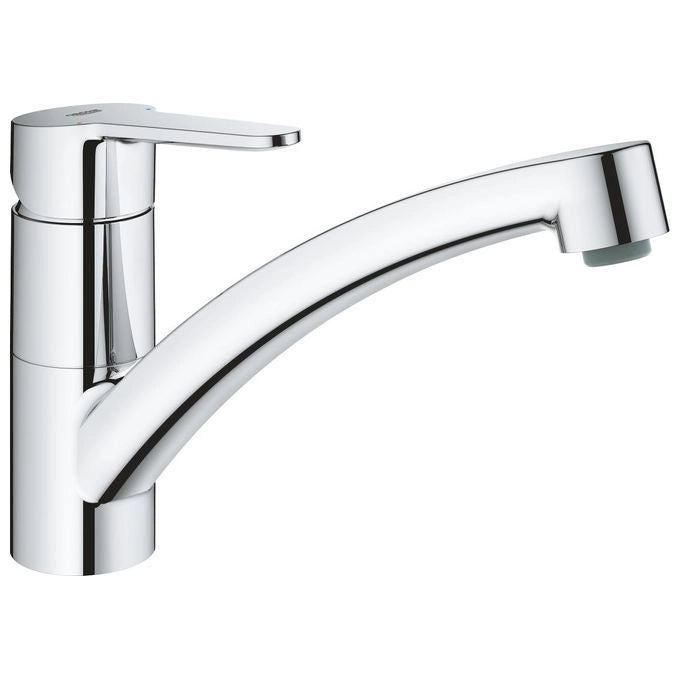 Grohe 31685000 Start ECO Miscelatore Monocomando per Lavello Bocca Girevole 140° Cartuccia Ceramica QuickFix Plus colore Cromato