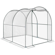 Serra da Giardino Tunnel ¨C zephmum ¨C Acciaio PVC 2x2.5x2m