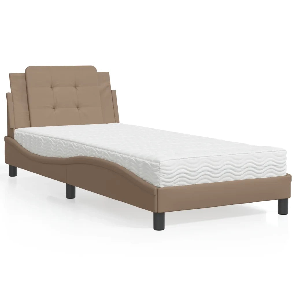 Giroletto senza Materasso Zadar Cappuccino 100x200cm Similpelle