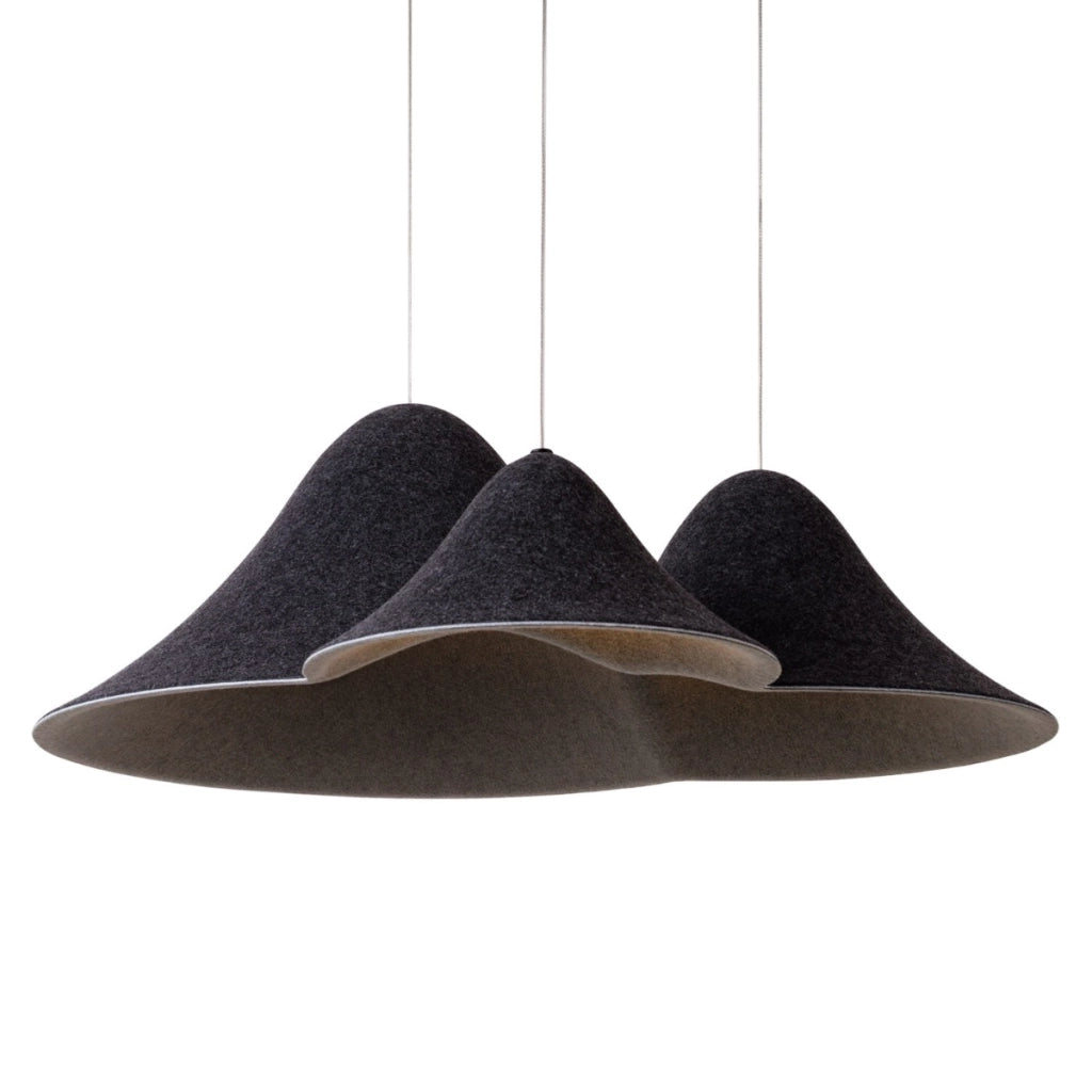 Lampada a sospensione tripla Maxlight Bellmond LED 21W nera