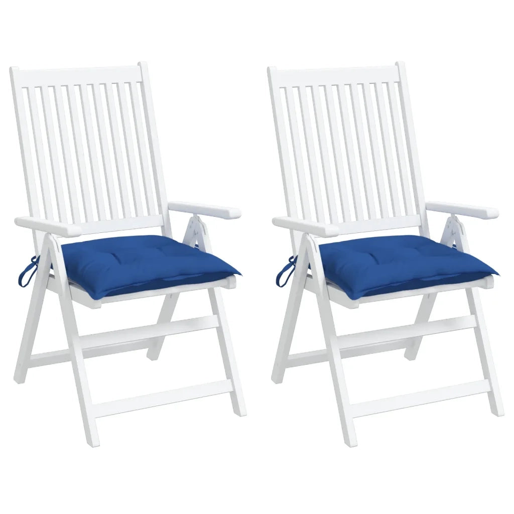Cuscini per Pallet 2 pz Blu 50x50x7 cm Tessuto Oxford 361537