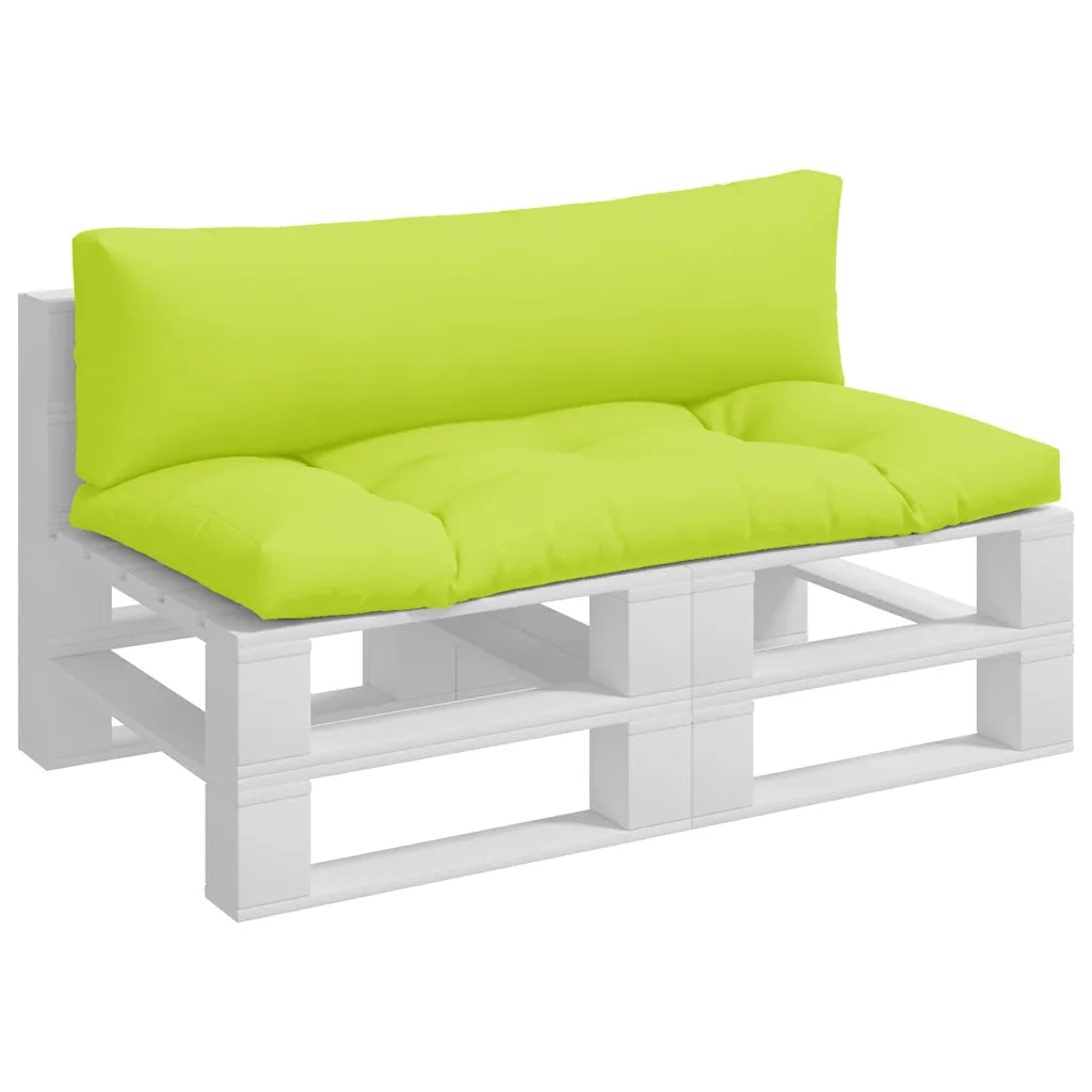 Cuscini per Divani in Pallet 2 pz Verde Intenso in Tessuto 360933
