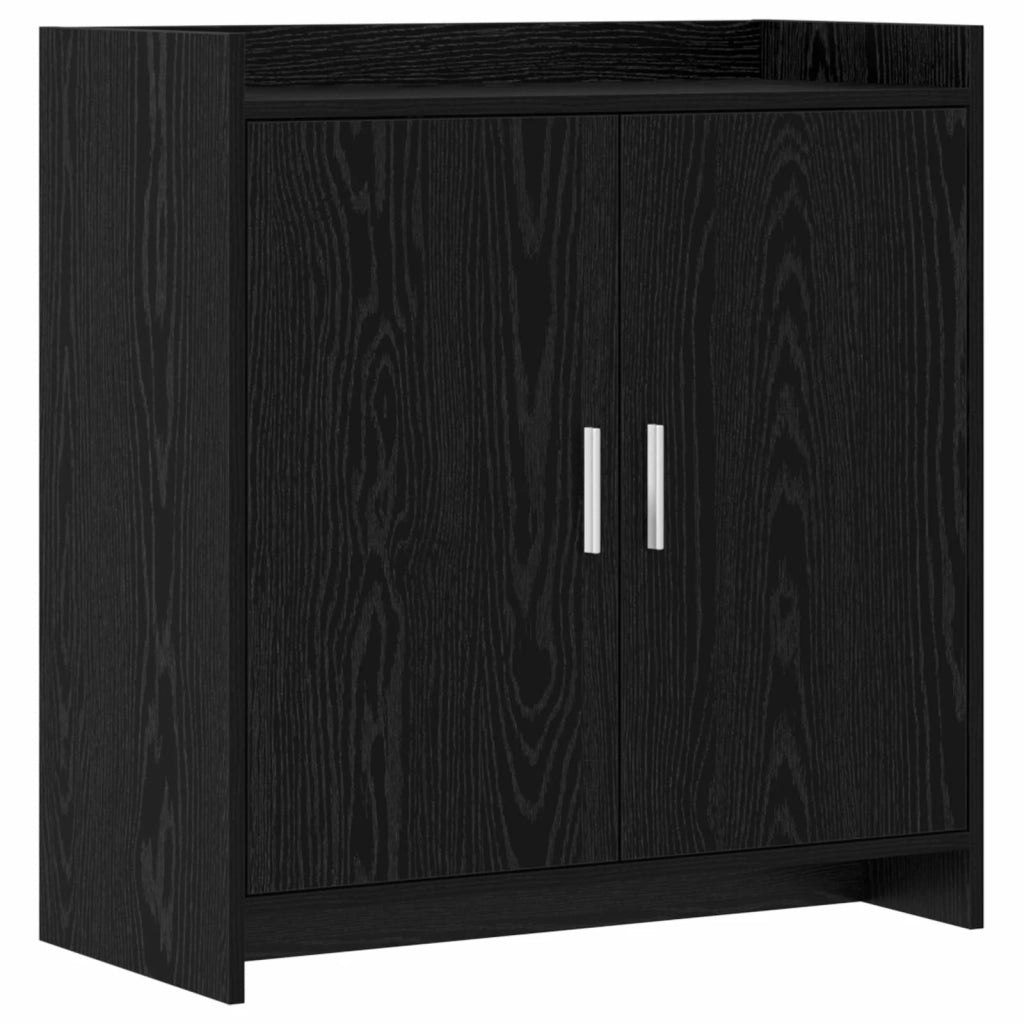 Credenza Rovere Nero 72 x 36 x 80 cm Legno ingegnerizzato 8011092