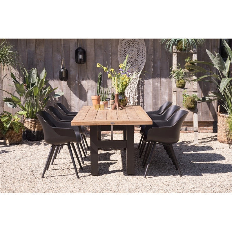 Tavolo SOPHIE Yasmani â€“ 240 x 100 cm HARTMAN â€“ Alluminio Antracite