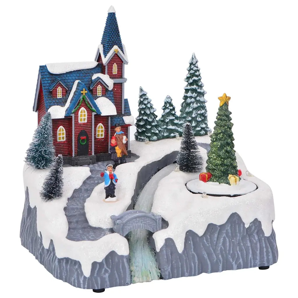 Decorazione del Villaggio Natalizio Multicolore Plastica CFW8301336