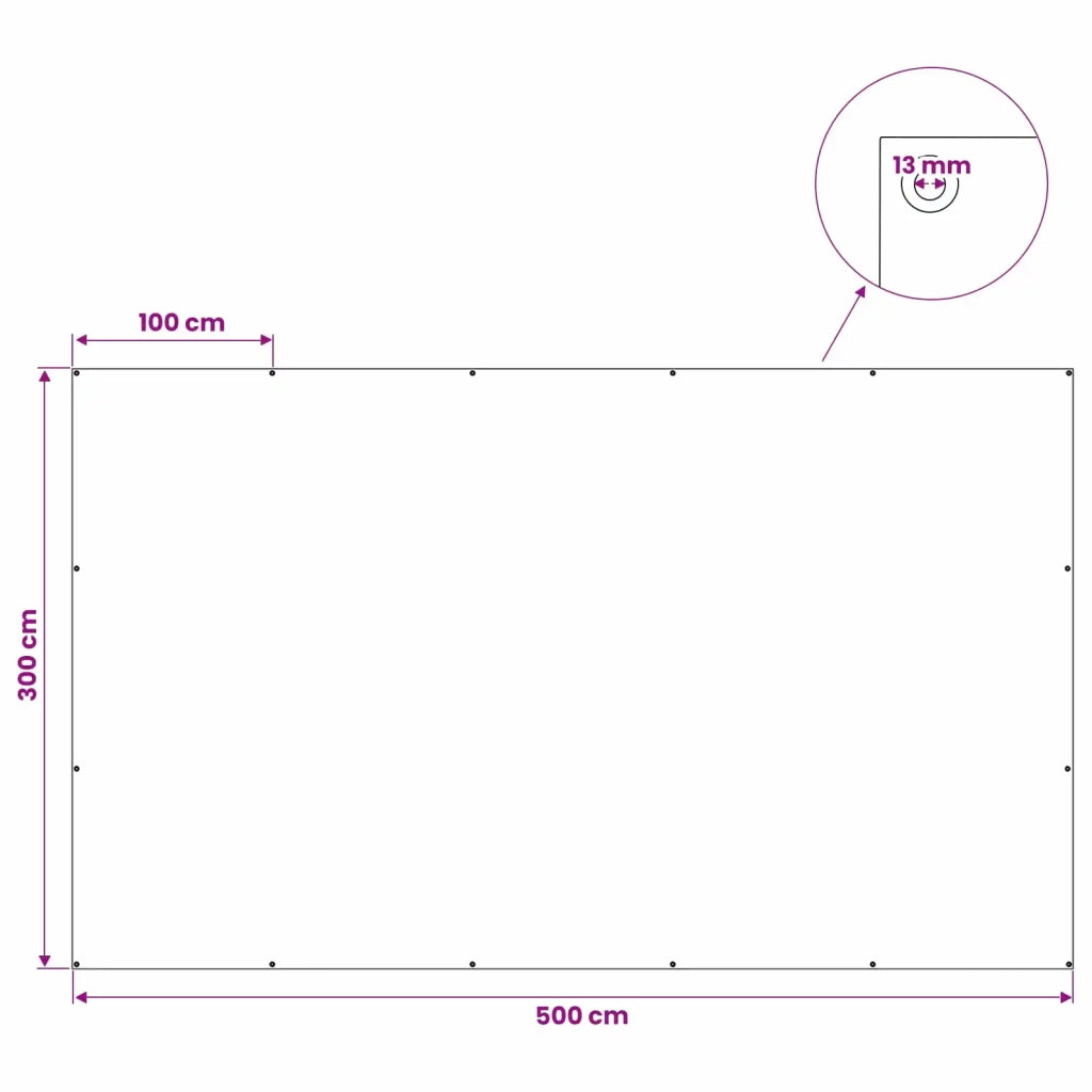 Telo con Occhielli Verde 3 x 5 m 180 gsm PE 42039354