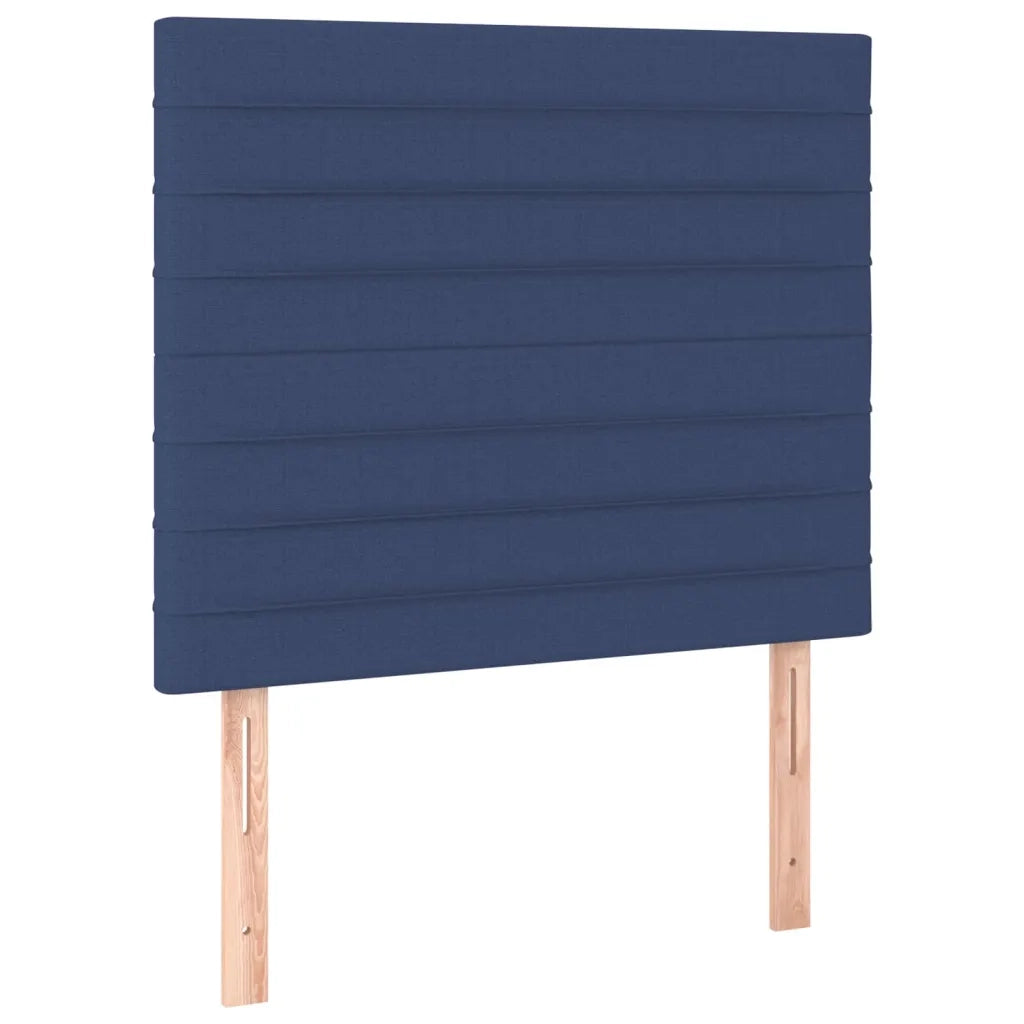 Giroletto senza Materasso-Struttura Letto Blu 100x200 cm in Tessuto 122955