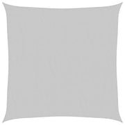 Vela Parasole | Telo Ombra | Vela da ombra Grigio Chiaro 7x7 m 100% Poliestere Oxford