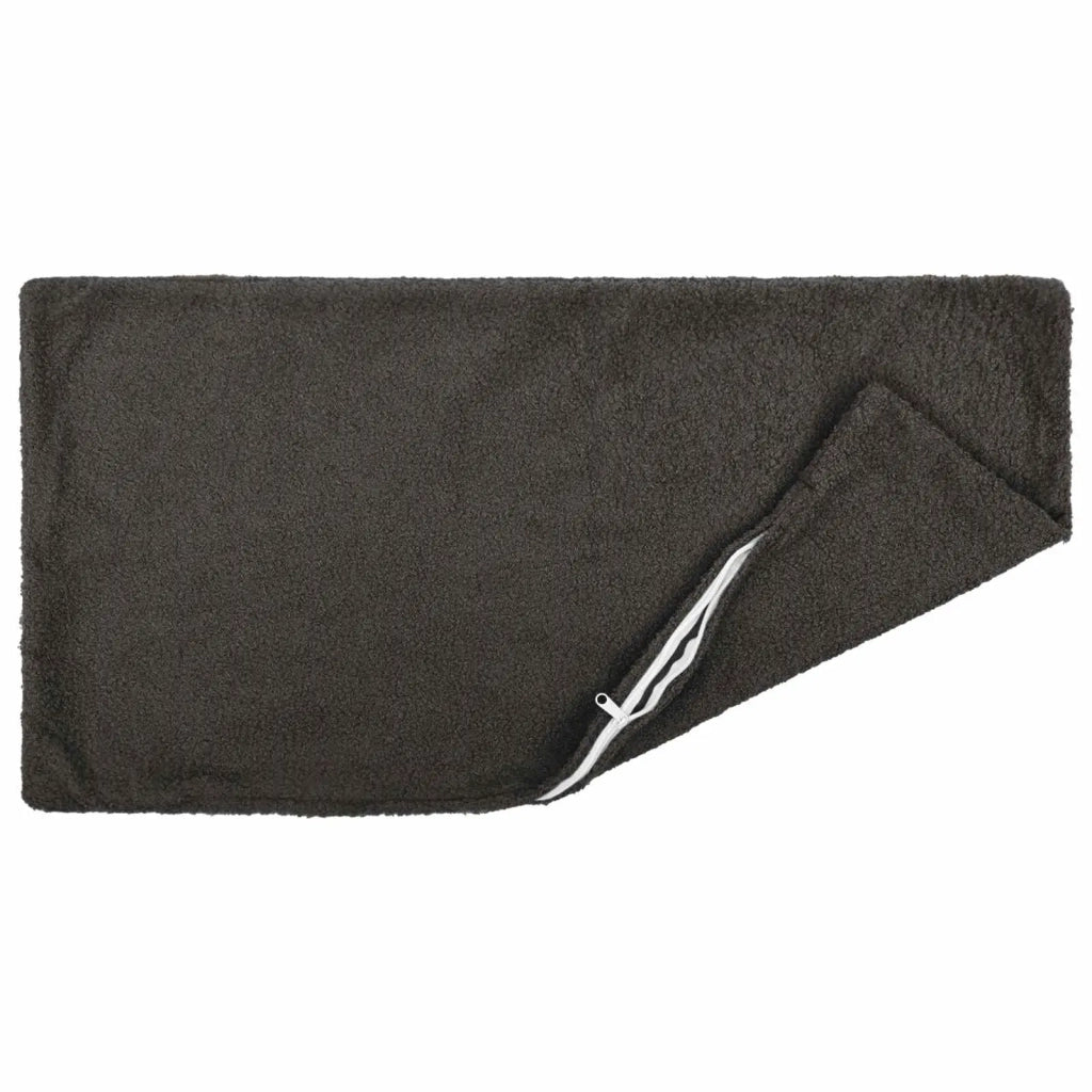 Federa 2 pcs HEERLEN Grigio Scuro 50 x 80 cm Bouclé 911991