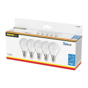NOVA LAMPADA LED SFERETTA E14 6W 6500K PZ.5- 1,0 pz