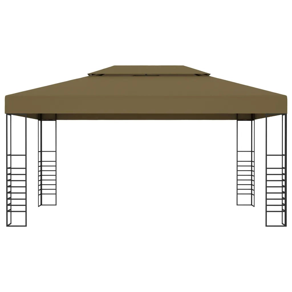Gazebo con Luci LED a Stringa 3x4 m Grigio Talpa 3070310