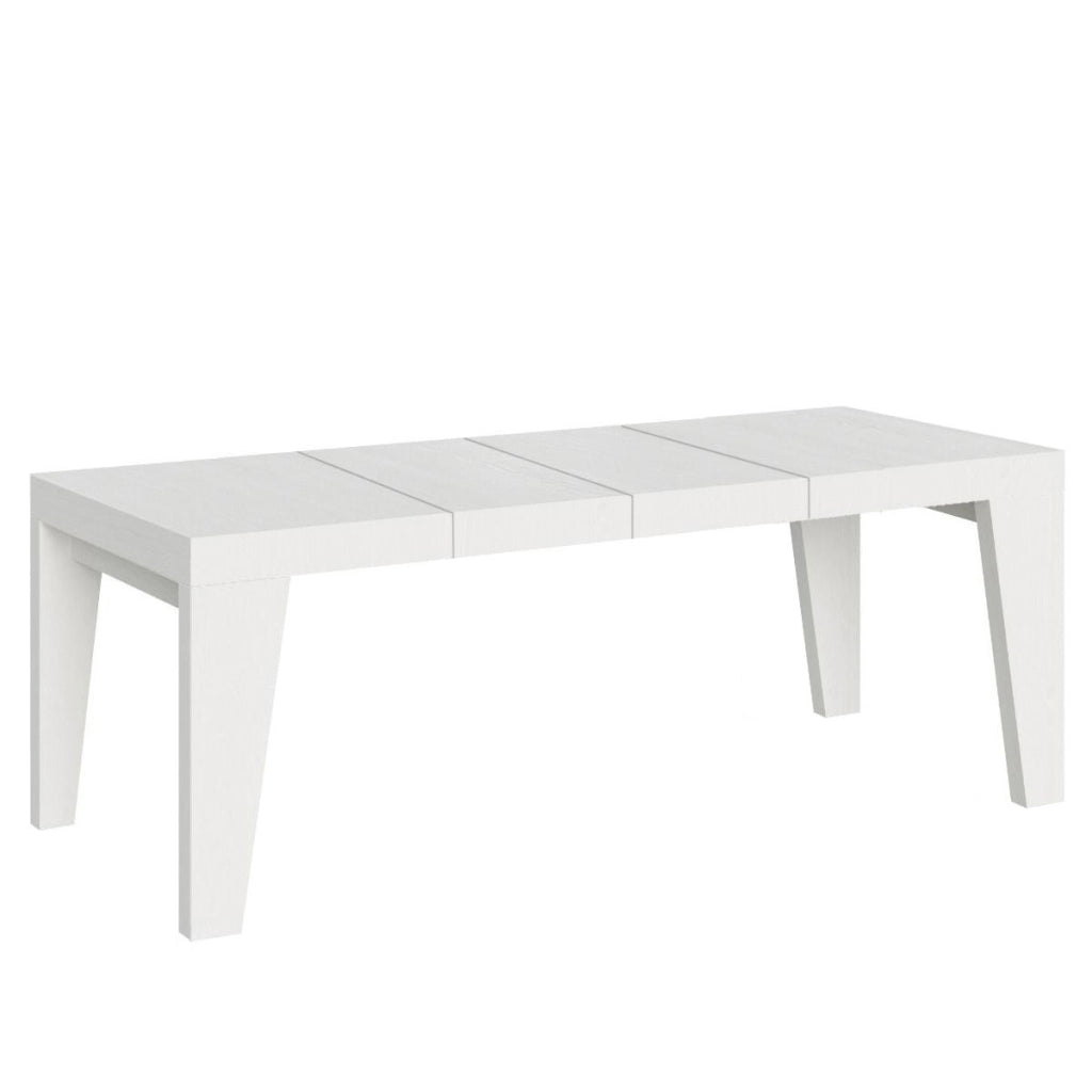 Tavolo allungabile 90x200/304 cm Naxor Premium bianco frassino