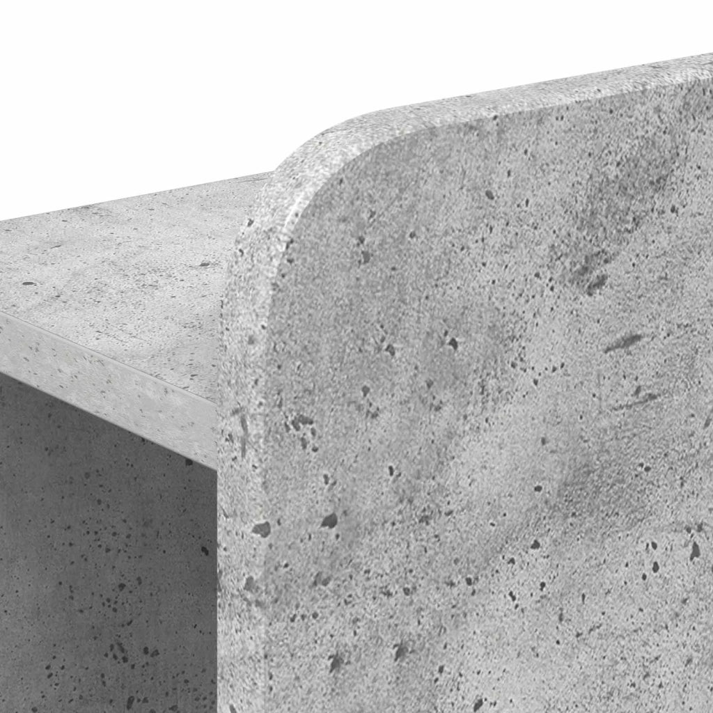 Testata del letto Grigio Cemento Legno ingegnerizzato 8001186