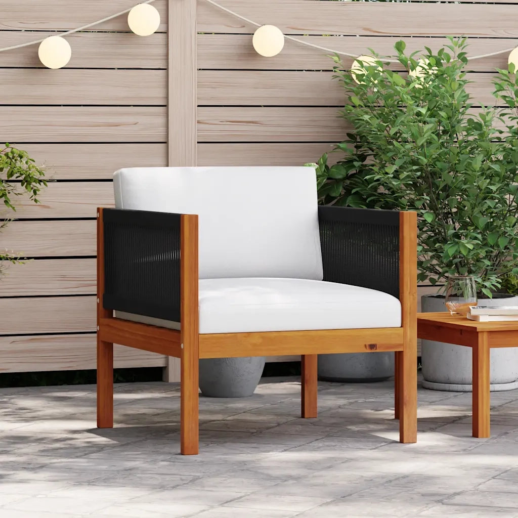Sedia da patio-Sedie da Giardino 2 pz in Legno Massello d'Acacia 258792