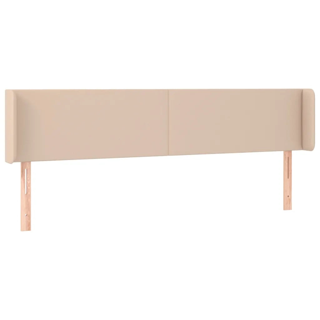 Testiera | Testata Cappuccino a LED 203x16x78/88 cm in Similpelle
