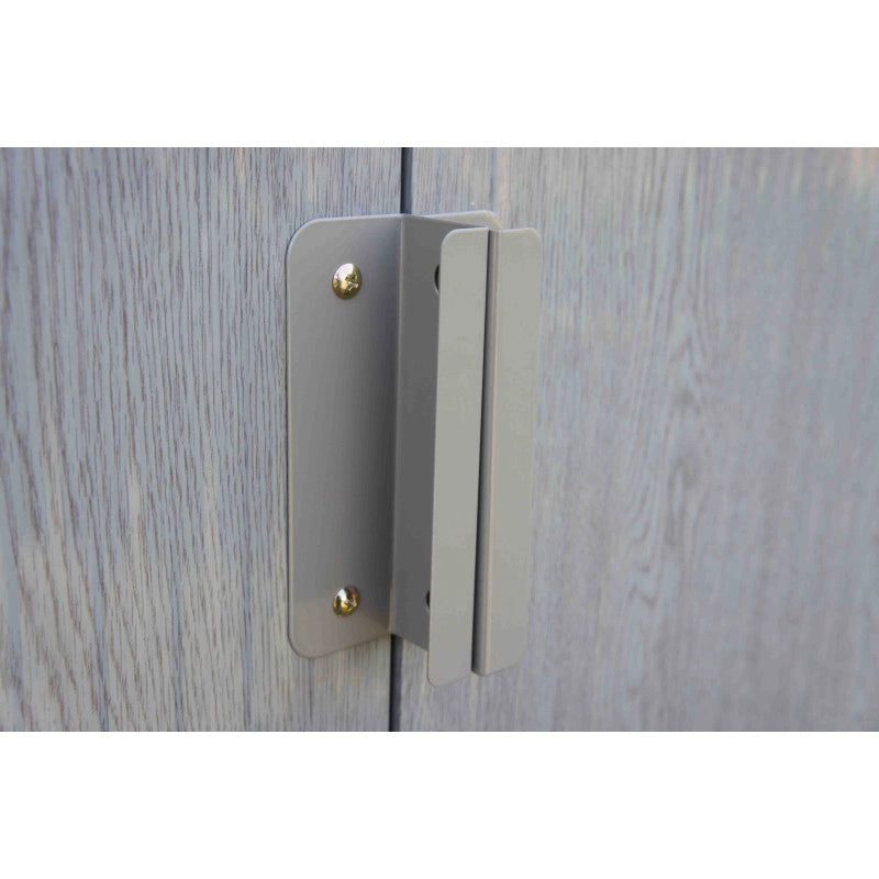 Casetta da giardino in metallo - LEGNO VECCHIO - 7,3 mÂ²