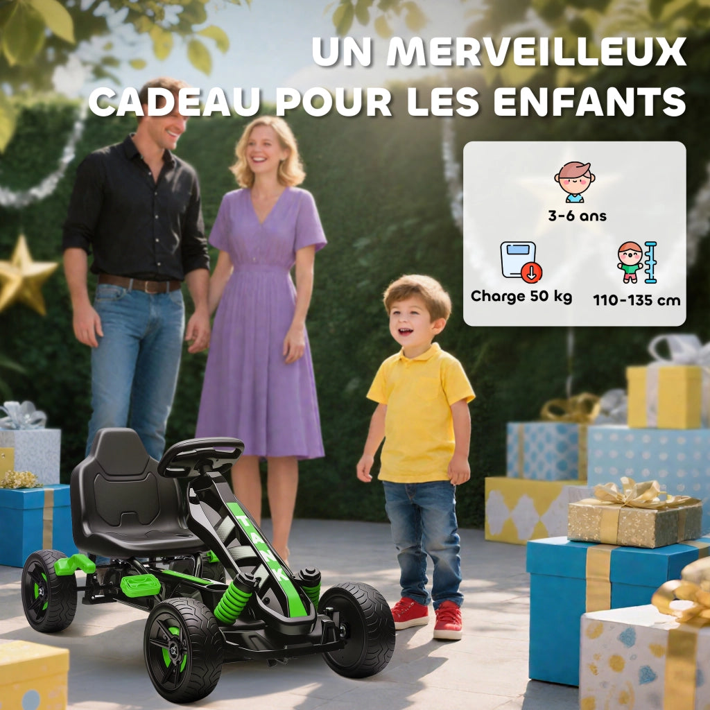 Go Kart Bambini ¨C Minimal ¨C Verde 3-6 anni