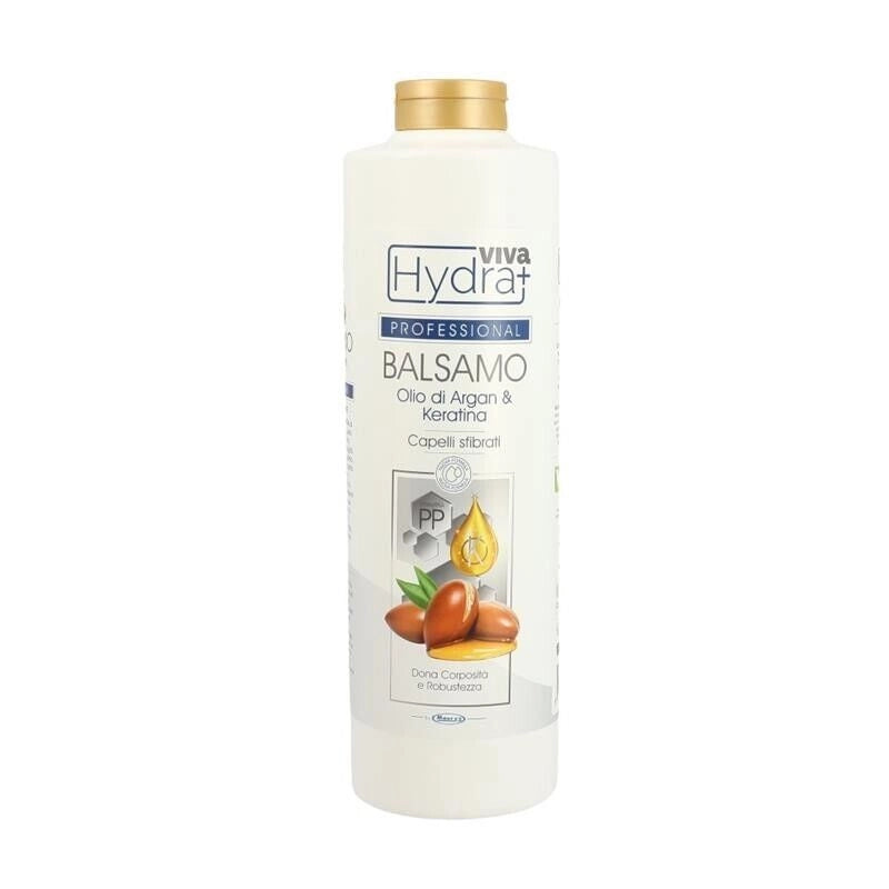 HYDRA VIVA+ BALSAMO PROFESSIONALE IN FORMATO DA 1 LT ALL'ARGAN E KERATINA