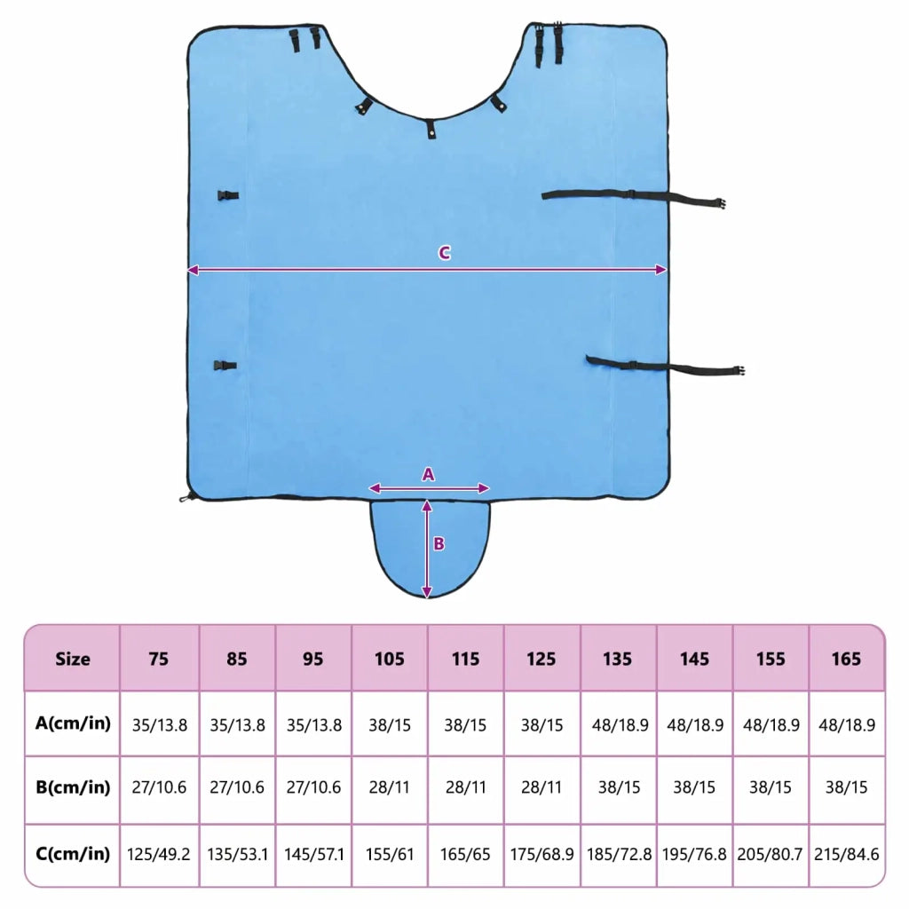 Coperta per Cavalli Aqua Completo 155 cm Poliestere CFW6005432