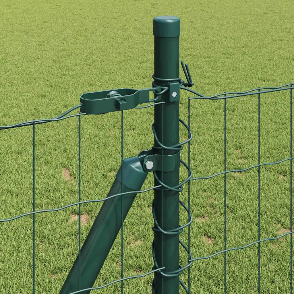 Recinzione con Posto Verde 1 x 25 m Acciaio e PVC