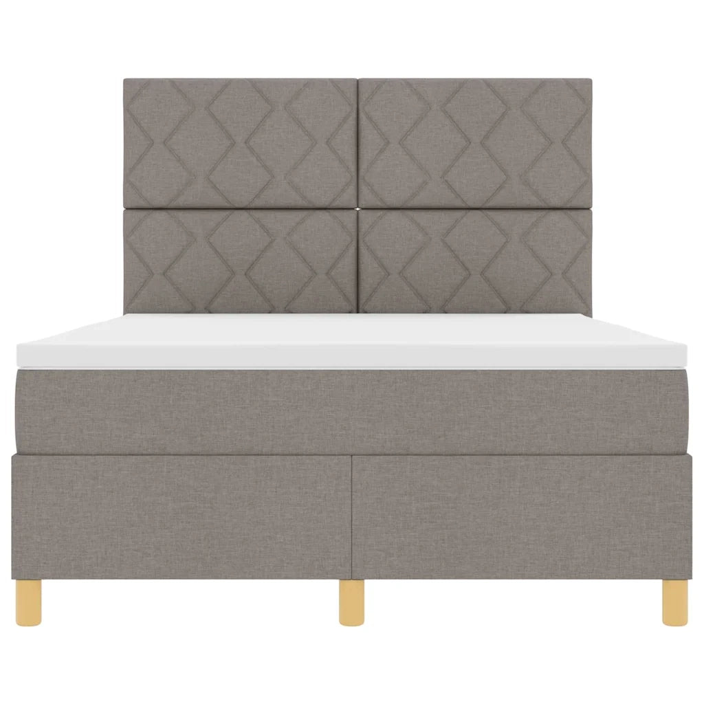 Letto a molle con materasso Talpa 140 x 200 cm Tessuto 3339704