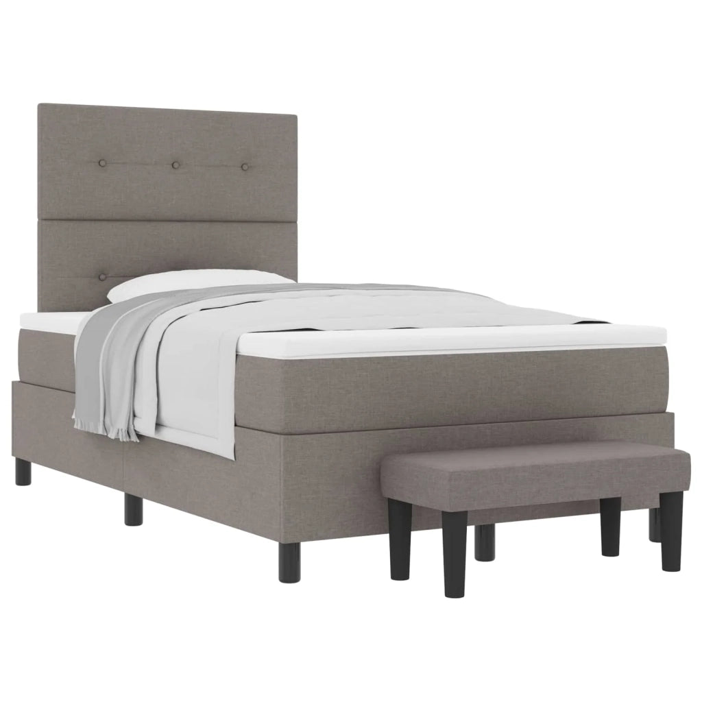 Letto a molle con testiera Talpa 120 x 190 cm Tessuto 3344055