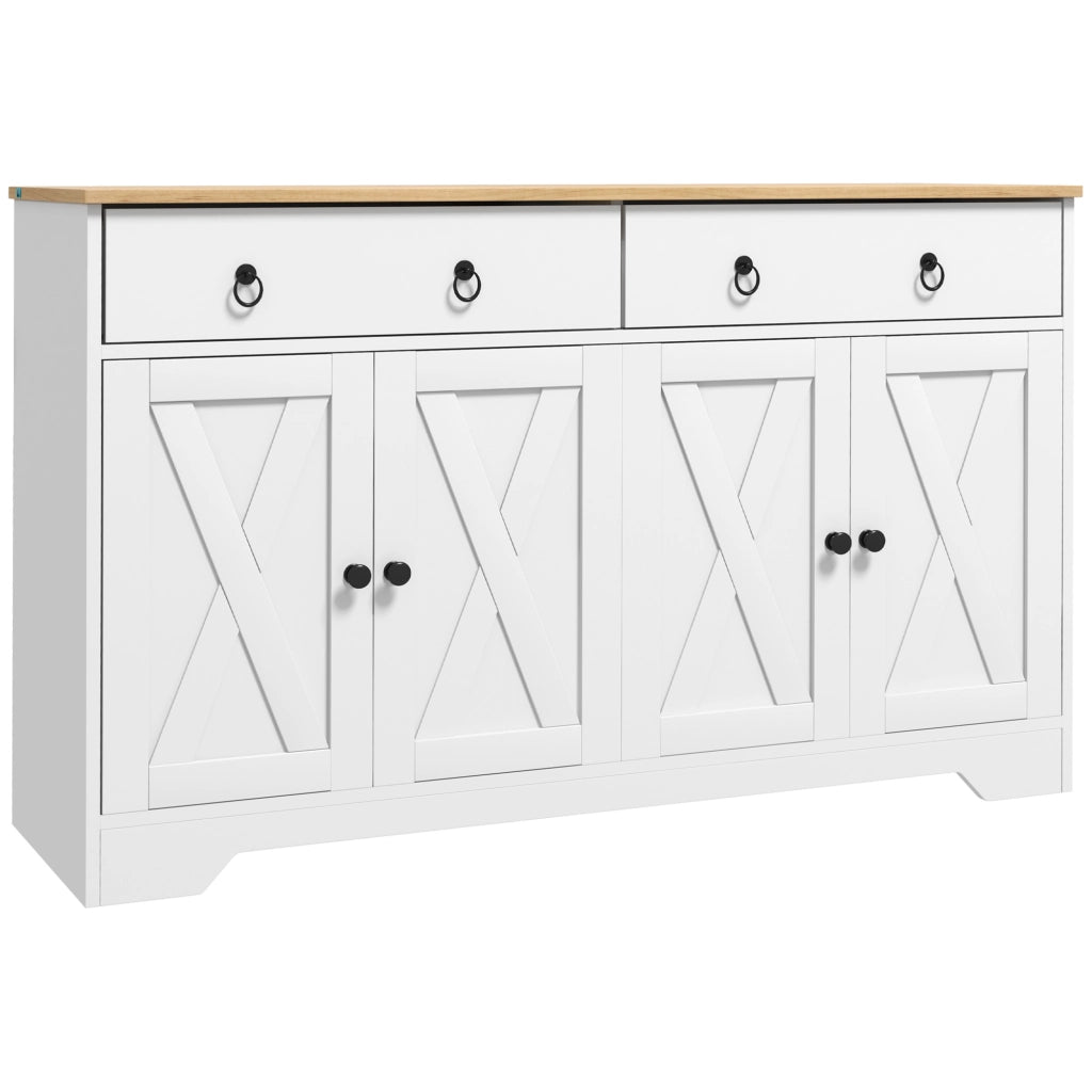 Armadio da cucina con ante e cassetti ¨C Minimal ¨C Bianco