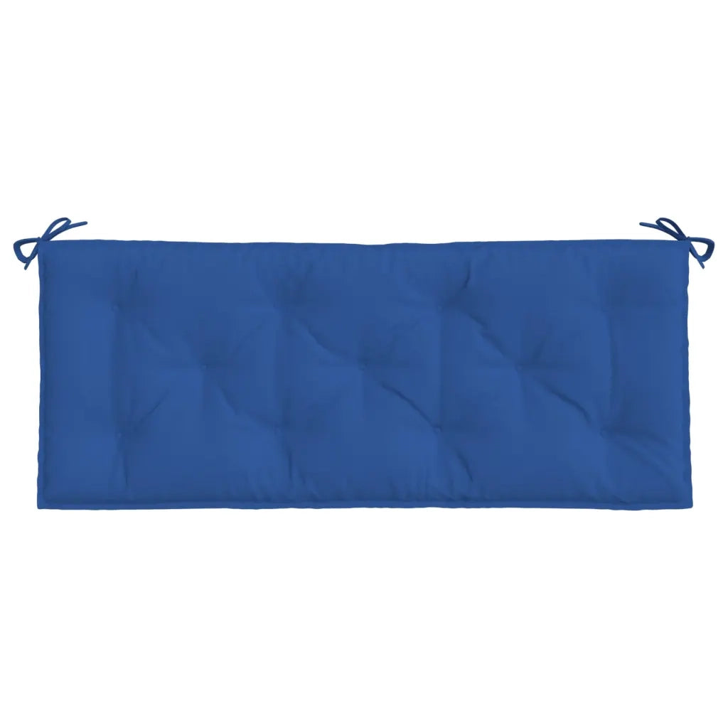 Cuscini per Panca 2 pz-Set di 2 Cuscini per panchina Blu 120x50x7 cm in Tessuto Oxford
