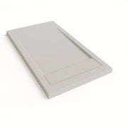 Piatto doccia Bidai con bordo 70X140 cm colore Grigio chiaro RAL 7035 griglia Grigio chiaro