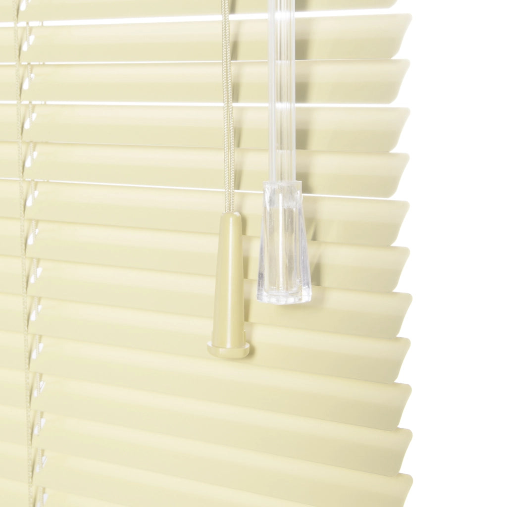 VIEWTEX Veneziana in alluminio  25mm vaniglia  120 X 175cm - Made in Europe - 5 anni di garanzia